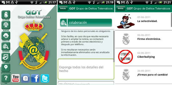 Captura GDT Android