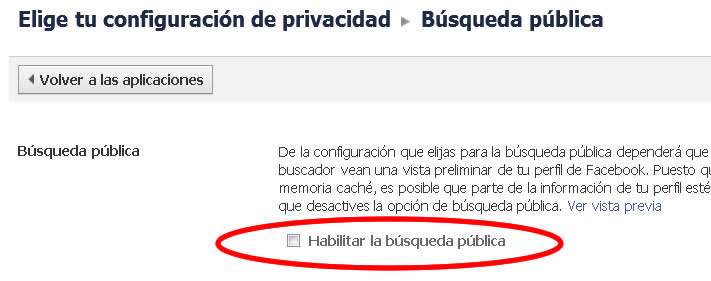 Configurando privacidad Facebook