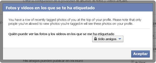 Configurando privacidad Facebook