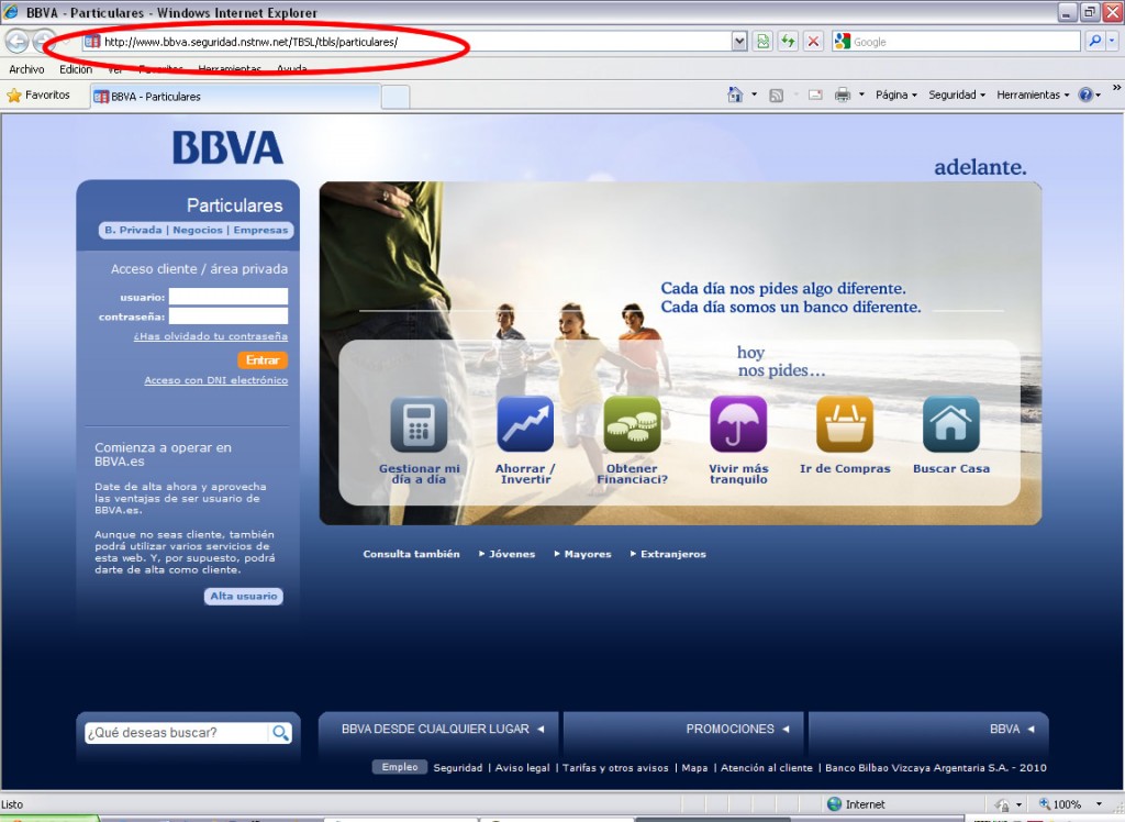 Phishing BBVA