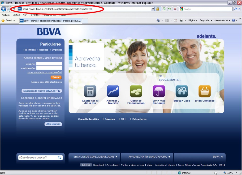 Web BBVA