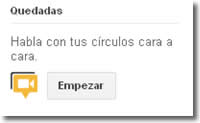 Hangouts o quedadas en Google+