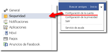 Seguridad avanzada en Facebook