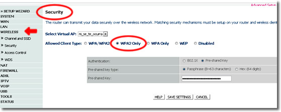 WPA2 en tu router