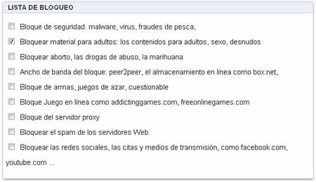 Aplicación Web Filter Pro