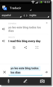 Google translate, el intérprete de bolsillo