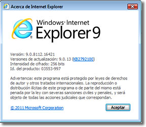 Actualizar mi navegador