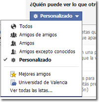 Facebook ocultar lo que los demás publican en mi biografía