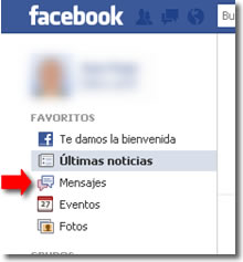 Mensajes privados de desconocidos en Facebook