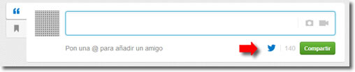 Conexión entre Tuenti y Twitter