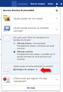 como hacer que no salgan los amigos en facebook