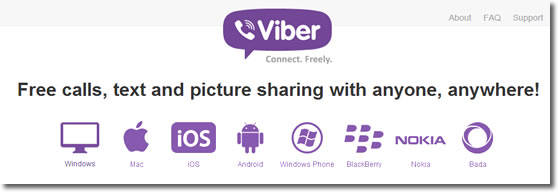 Viber puede utilizarse desde el ordenador