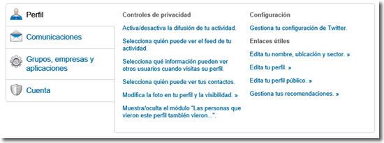 La privacidad en LinkedIn?