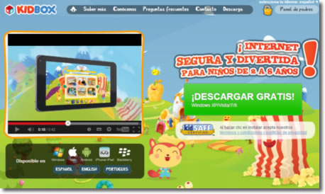 KidBox: Internet apropiado y seguro para los niños