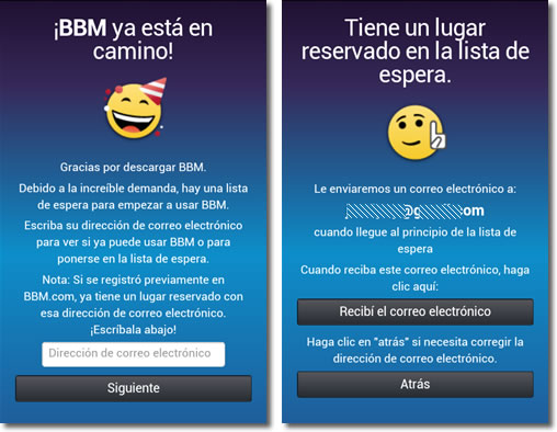 El futuro en BlackBerry Messenger en Android o iPhone