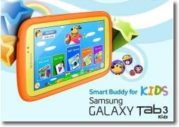 Tablet Galaxy Tab 3 Kids para niños y padres