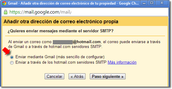 Cómo recibir otras cuentas de correo en mi Gmail