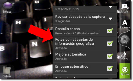 Geoposicion de las fotos