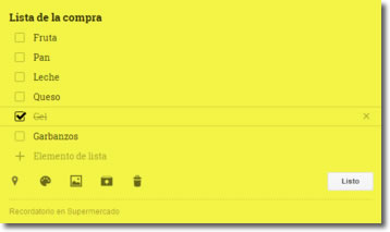 Google Keep aplicación para tomar notas