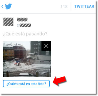Cómo evitar las etiquetas en las fotos de twitter