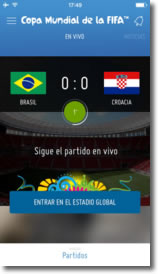 Aplicaciones Mundial de Brasil 2014