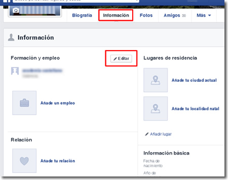 Cómo funcionan las preguntas sobre información personal en Facebook