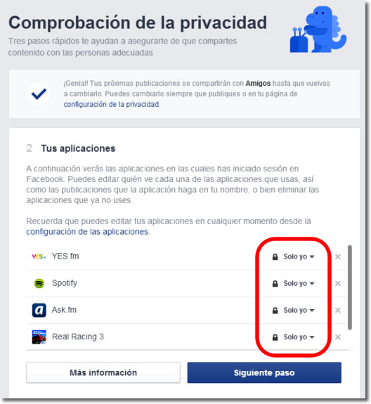 Facebook incorpora una herramienta para comprobar nuestra privacidad