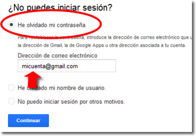 Cómo recuperar una cuenta de correo electrónico Gmail