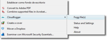 Cloudfogger y DropBox