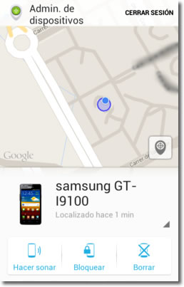 Localiza tu Android desde otro teléfono o tablet Android