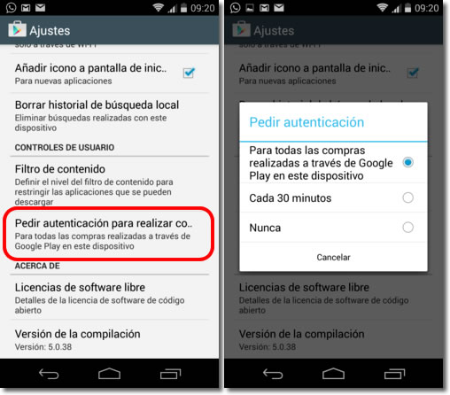 Cómo impedir pagos no deseados en las aplicaciones Android