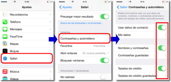 El llavero del iPhone o iPad