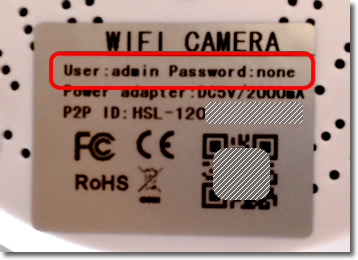 Cambia el usuario y contraseña por defecto de tu cámara IP