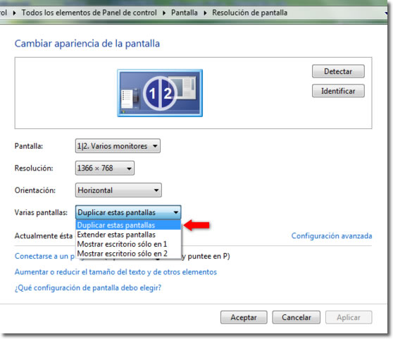 Duplicar y extender el escritorio del PC a otra pantalla con Windows -  Hijos Digitales