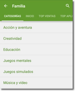 Google Play Familia