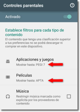 Google Play Familia