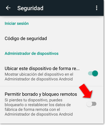 Activa el bloqueo y borrado remoto en tu Android antes que sea demasiado tarde