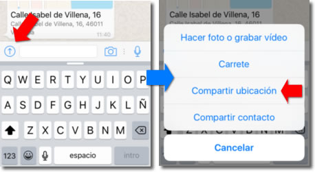 Si quieres que te encuentren, comparte tu ubicación con Whatsapp