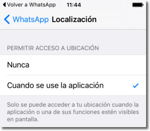 Si quieres que te encuentren, comparte tu ubicación con Whatsapp