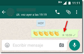 ¿Para qué sirve la estrella del Whatsapp?