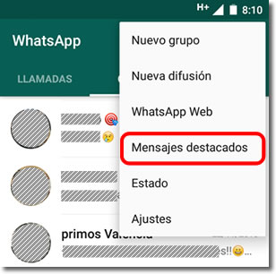 ¿Para qué sirve la estrella del Whatsapp?
