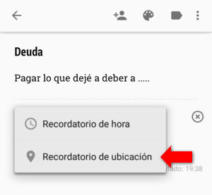 ¿Quieres que el teléfono te avise cuando llegues a un lugar?