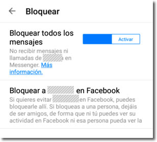 Cómo bloquear los mensajes de un amigo en Facebook o Messenger