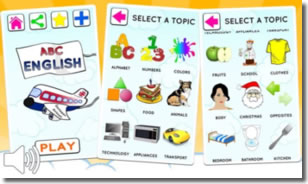 Inglés para niños con divertidas aplicaciones en dispositivos móviles