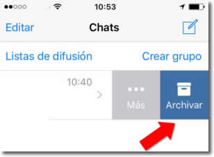 Cómo ocultar chats en Whatsapp