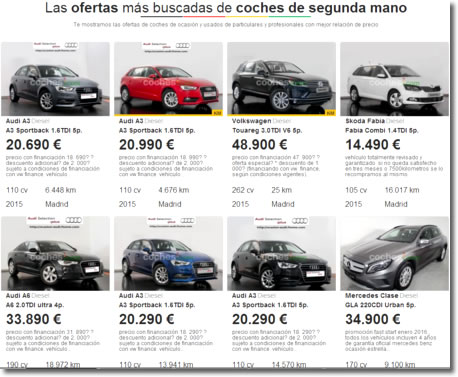 El timo del coche en el extranjero sigue muy presente en los anuncios de Internet