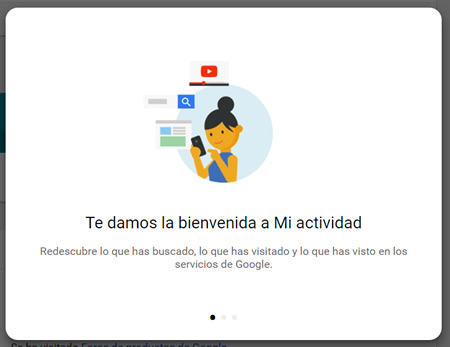 Mi actividad en Google