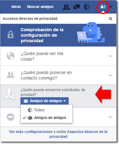 Ocultar y mostrar a los demás los botones en mi perfil de Facebook