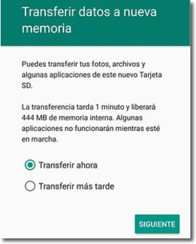 Formatear la tarjeta SD como memoria interna en Android 6