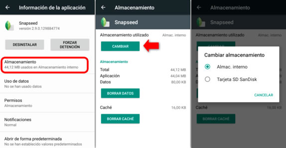 Formatear la tarjeta SD como memoria interna en Android 6